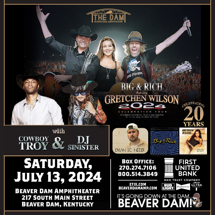BIG & RICH, GRETCHEN WILSON - 2024 Celebration Tour! @ Beaver Dam