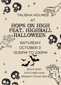 Talisha Holmes at Hops on High feat. HighballHalloween