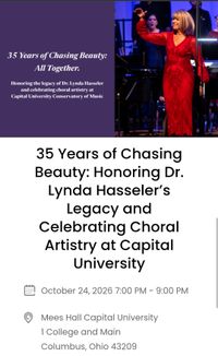 Chasing Beauty (Choral Concert) Legacy Choir