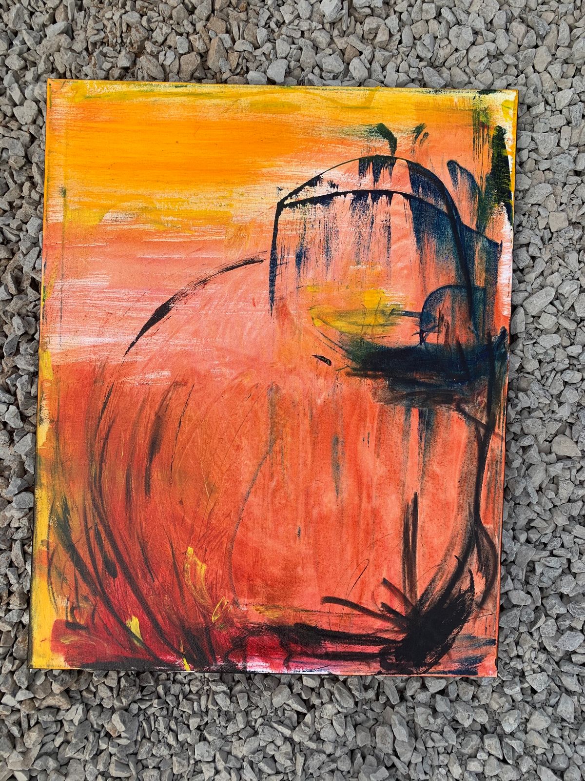 "Sweet Silent Sunset”-The Space Between the Words- 24 x 30