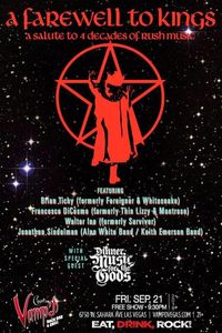 A Farewell To Kings - A Salute to 4 Decades of Rush Music 