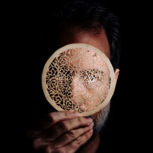 Looking through Arabic rosette