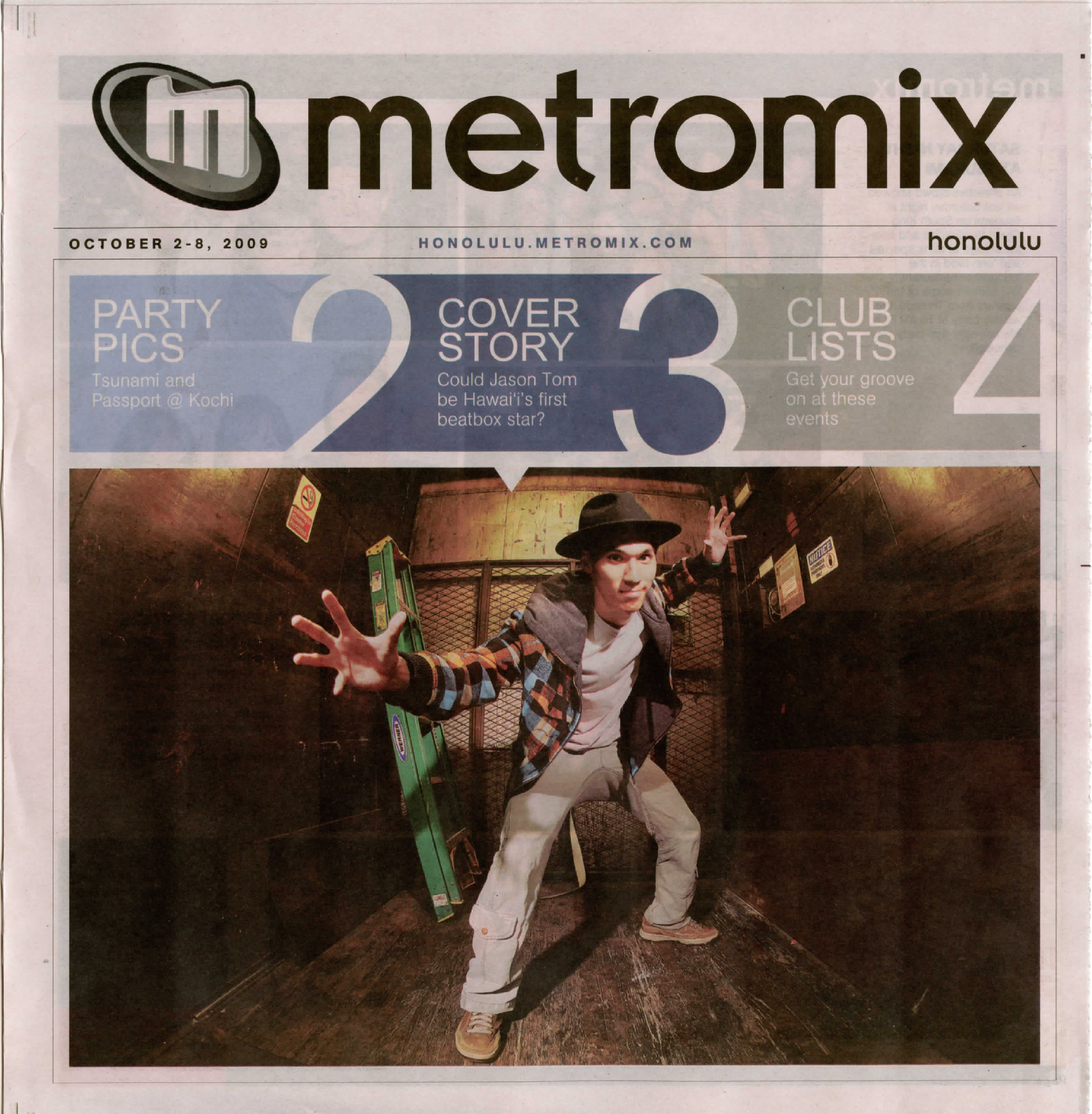 Metromix Honolulu Cover Story: Could Jason Tom be Hawaii’s First Beatbox Star