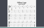 Offene Lage auf der Gitarre-gitarrist.org