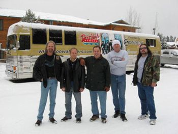 2007 - The White Mountains were truly white last week. We were pounded with snow for
our last few days at the Hon-Dah Casino. It made for a "fun filled" drive down the
mountain.
