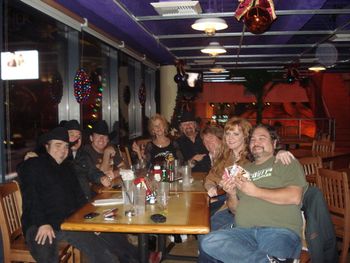 12-06-09: Our good friends Billy and Margery...owners of the Cowboy Palace
joined us in Vegas and we had a wild time at Jimmy Buffet's
Margaritaville. What a party!!!
