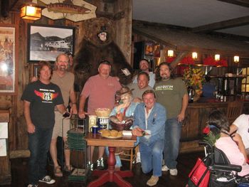 09-12-09: We stopped by Sun Valley  ID to have birthday breakfast with our old friend  Country  Cline along with funny guys Joe Cannon and Kip Attaway.
