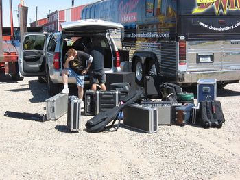 09-09-10: After our last breakdown in Beaver, UT we headed back to LA area to play our hometown fair...the Orange County Fair.
