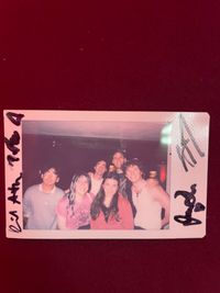 Custom Autographed Polaroid