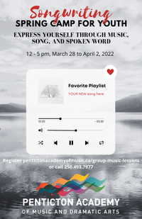 🎤Songwriting Spring Camp for Youth