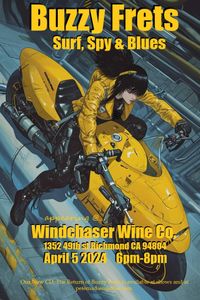 Buzzy Frets at Winchaser Winery