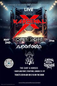 Aurovine Presents Kardianl X, Opensight, Superfecta & Levee