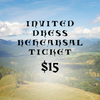 Adult Concert Ticket + Invited Dress Rehearsal Ticket
