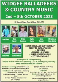 Widgee Bush Balladeers Muster