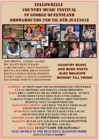 Yellowbelly Country Music Festival