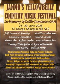 Jammo's Yellowbelly Country Music Festival