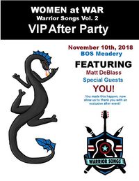 Jason Moon @ VIP After Party for "Women at War: Warrior Songs Vol. 2" CD release