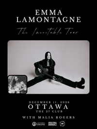 Emma Lamontagne Headline Show w/ Special Guest Malia Rogers 