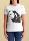 Wiseman Headphones T-shirt for Women - White