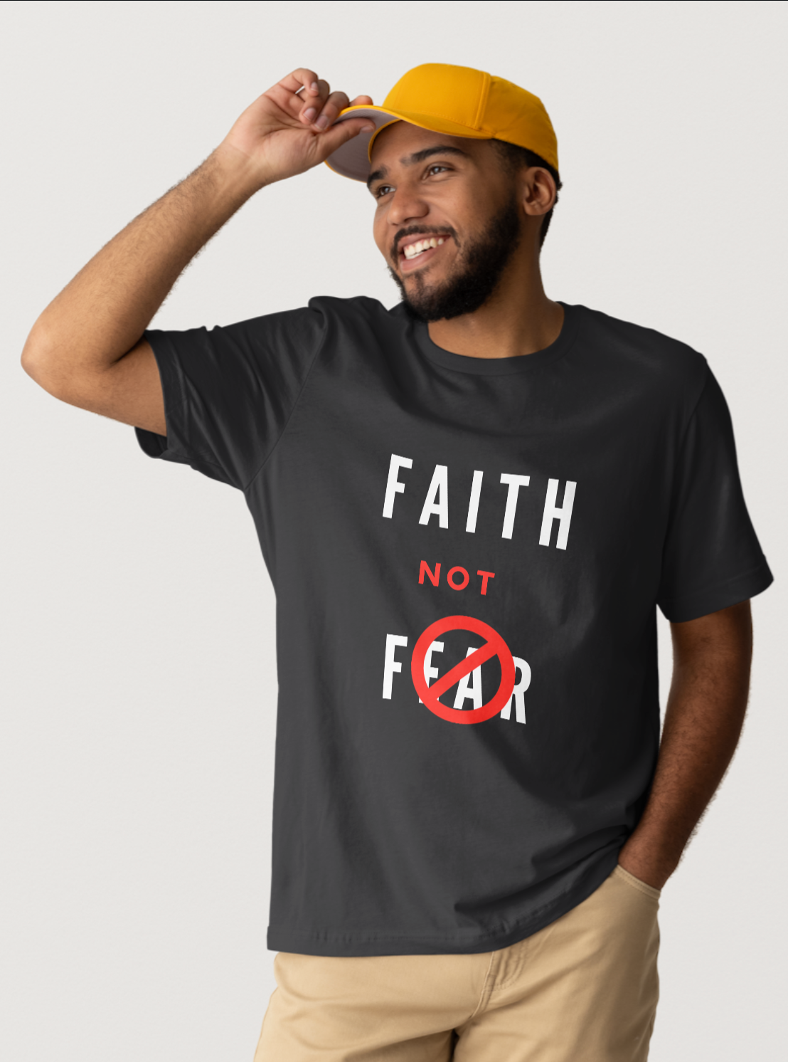 Faith T-shirt for Men - Black