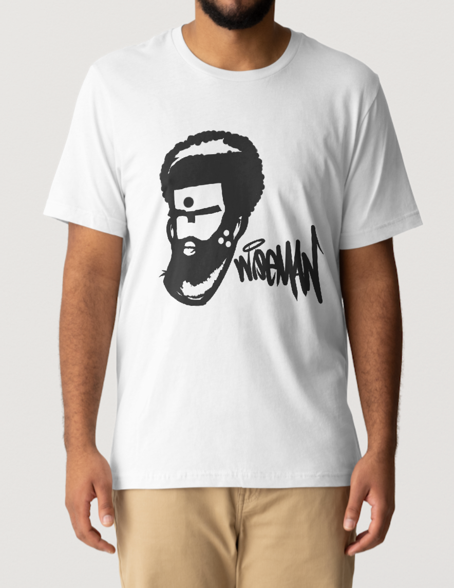 Wiseman Graffiti T-shirt for Men - White