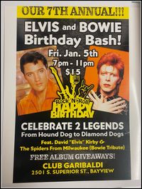 David Bowie & Elvis Presley Birthday Bash 