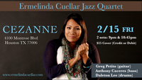 Ermelinda Cuellar jazz quartet