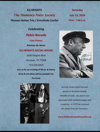 The Flamenco Poets Society: Celebrating Pablo Neruda