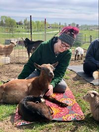 Iowa goat Yoga August 28th 11:00am-12:00pm