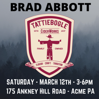 Brad Abbott Returns to Tattiebogle Ciderworks