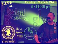 Steve Hawk with guest Brad Abbott at The Wicked Googly