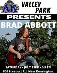 Brad Abbott returns to AK VALLEY PARK!