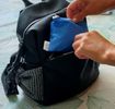 Foldable Shopping Bag With Zip Pocket 