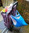 Foldable Shopping Bag With Zip Pocket 