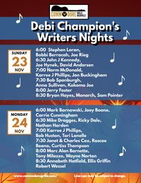 Debi Champion's Songwriter Rounds - The Commodore Grille