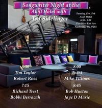 Songwriter Rounds at Aloft Hotel