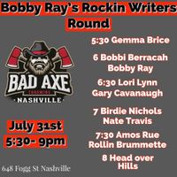 Songwriter Rounds at Bad Axe Throwing - Nashville