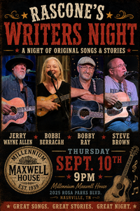 Rascone's Writers Night at Millennium Maxwell House