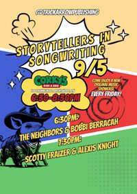 Songwriter & Storytellers Rounds at Corky's BBQ