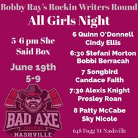 Girls' Night Songwriter Rounds at Bad Axe Throwing - Nashville