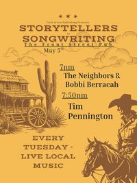 Storytellers in Songwriting - Front St Pub