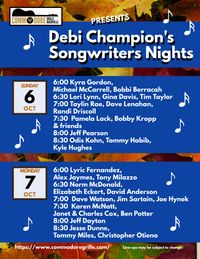 Commodore Grille - Debi Champion's Songwriters Night