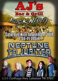 With Neptune to Jupiter at AJ's Bar & Grill