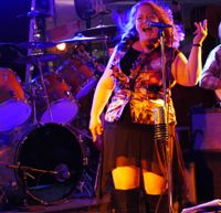 Performing with Playback band at The Hardware Store