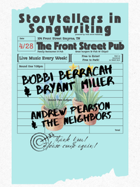 Storytellers in Songwriting - Front St Pub