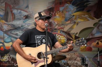 Ted singing and strumming

