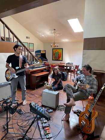 Recording at Mudshark Studio, 2023
