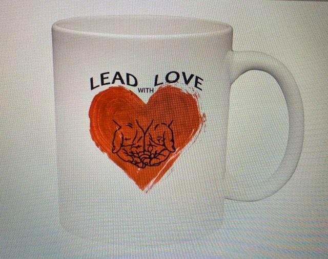 Lead with Love mug