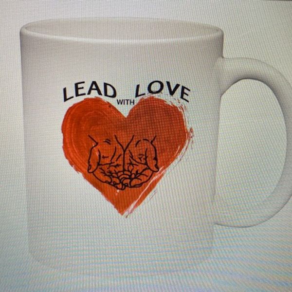 Lead with Love mug