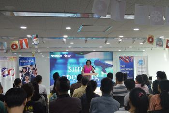 Simply Speaking: Public speaking workshop at the American Center - Ho Chi Minh, Vietnam
